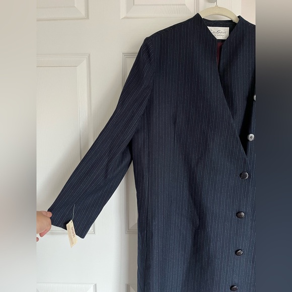 NWT - Vintage Jim Baldwin Suits Galore Merino Wool Coat (Size 16) - Picture 2 of 13